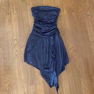 Shimmery strapless dress Wrapper juniors M